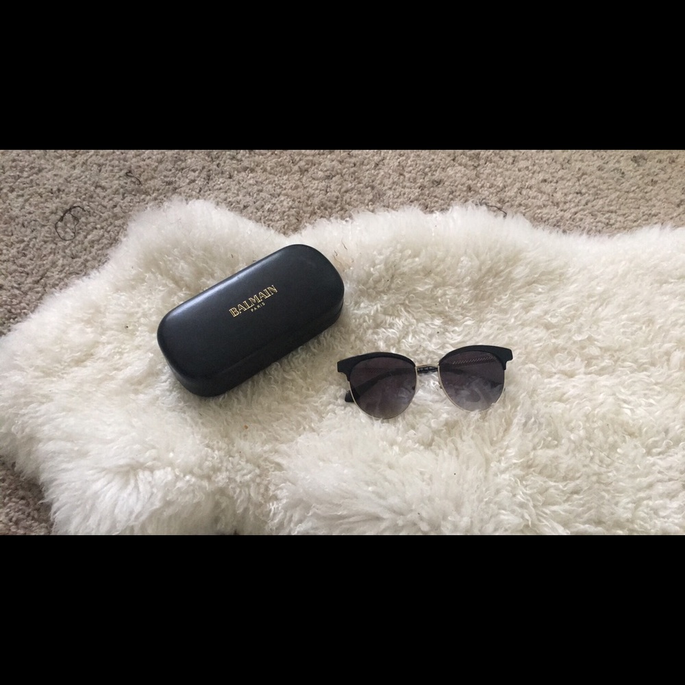 Authentic Used Balmain Women’s Gold-ToneSunglasses